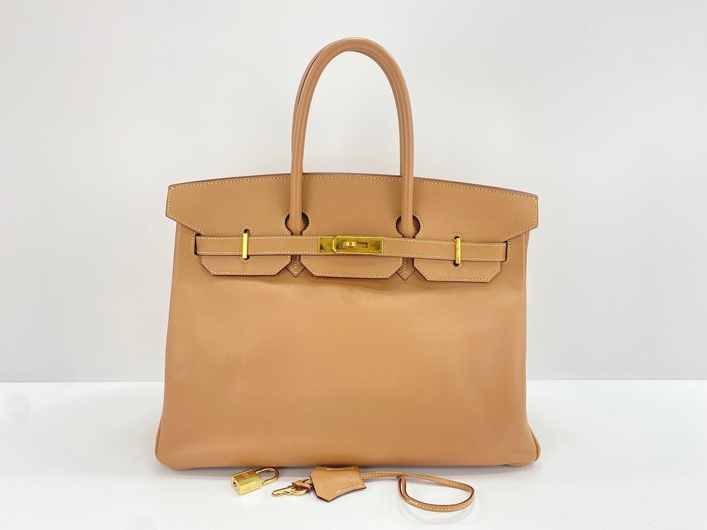 Hermes Birkin Brown Epsom with Gold Hardware 35